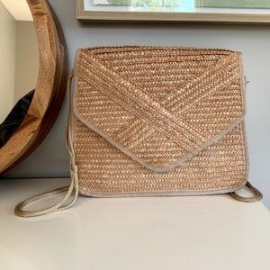 Woven Straw Crossbody Bag